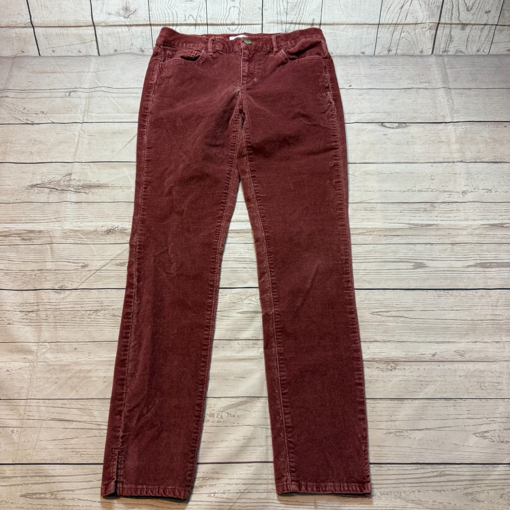 Ann Taylor Loft Modern Skinny Red Pants Women's Size 4 (Fits‎ 28x28)
